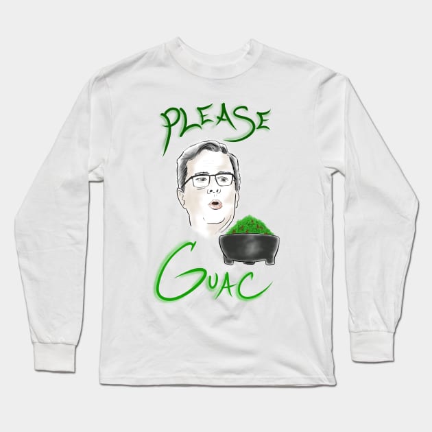 Please Guac Long Sleeve T-Shirt by notoddsallowed